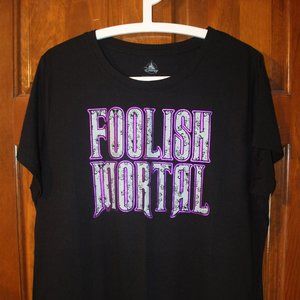 Disney Haunted Mansion Foolish Mortal T-Shirt - Women's Size XL - Used